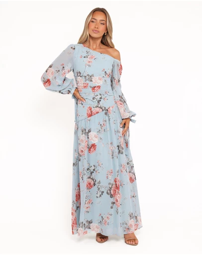 Petal & Pup - Levine Maxi Dress - Blue Floral