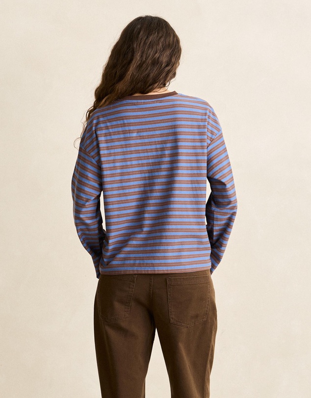 Rhythm - Porto Stripe Long Sleeve T-Shirt