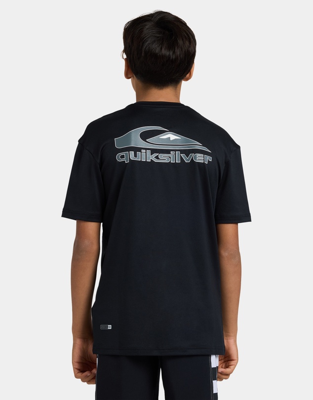 Quiksilver - Boys 8 to 16 Carbon Short Sleeve Rashguard