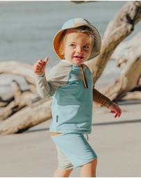 Crywolf - BABY RASH VEST Ocean Breeze
