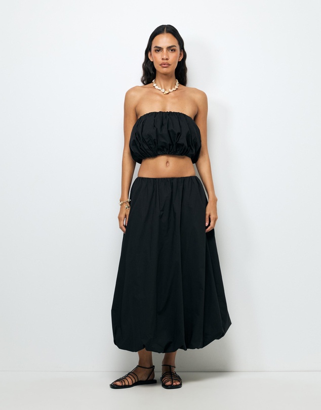 AERE - Quill Midi Skirt