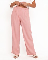 Petal & Pup - Dean Linen Pants - Light Pink