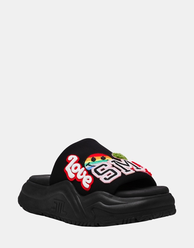 Steve Madden - Spanky-P Black Sandals