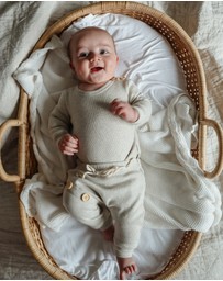 WITH LOVE FOR KIDS - Basics Thick Ribbed Pant - Babies - Kids
