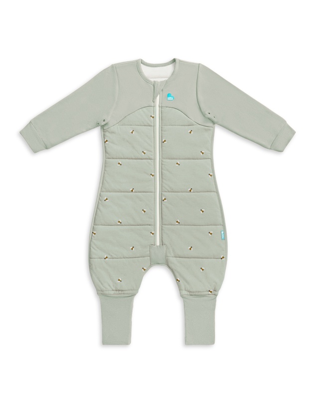 Love to Dream - Sleep Suit 2.5T Quilted Stretch Cotton Bees Olive