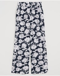 Seasalt - Seasalt Cornwall Navy Poolfield Organic Cotton Printed Trousers