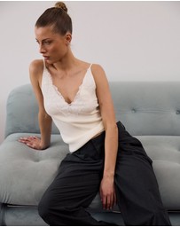 Style Addict - Luna Lace Trim Cami