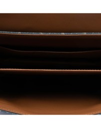 Pre-Loved by Azura Reborn - Pre-Loved Suede Trimmed Denim Monogram Allover Crossbody