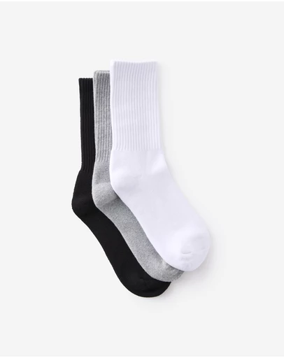 Cotton On - 3 Pack Essential Crew Socks