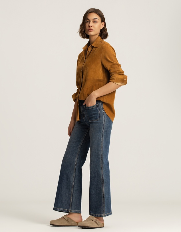 IDA+S - Elara Lambskin Suede Shacket