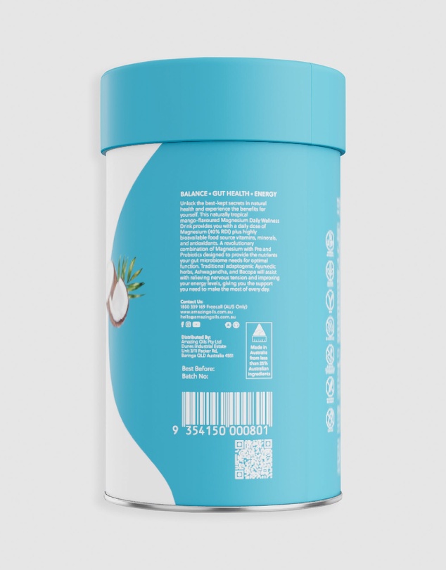 Amazing You - Tropical Mango Daily Magnesium Wellness Drink - 200g