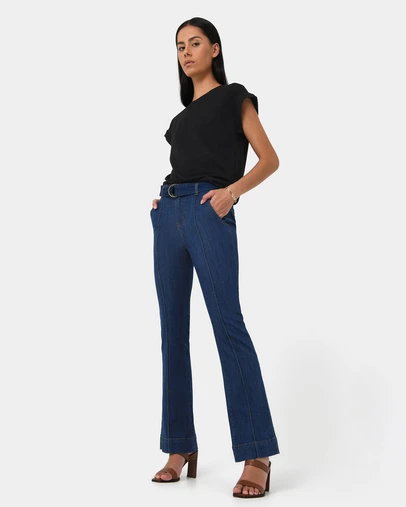 Forcast - Ximenna Pin Tuck Jean