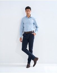 3 Wise Men - 3 Wise Men Washington Blue Print Shirt
