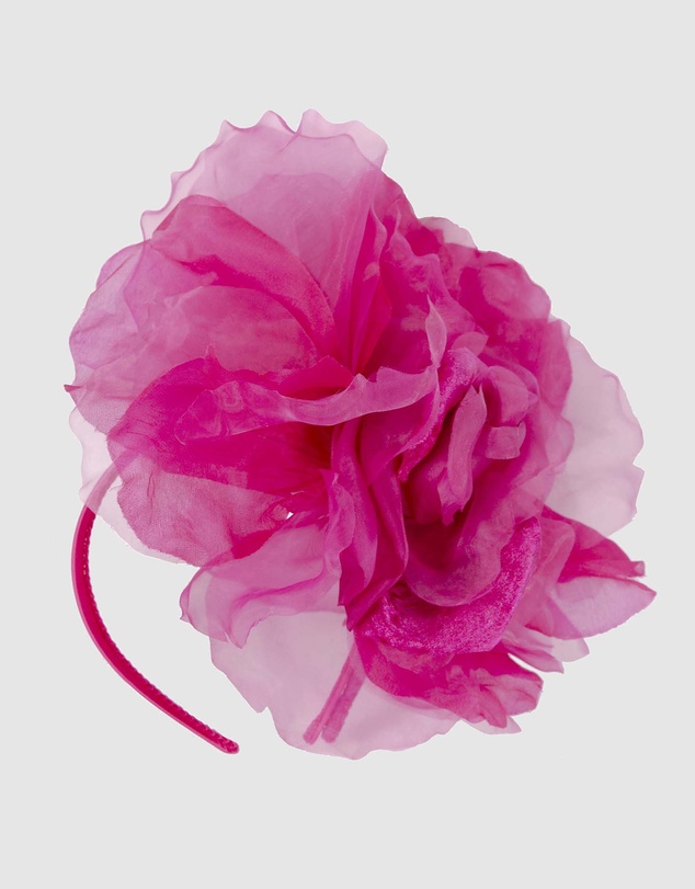 Fillies Collection - Large Fuchsia Flower Fascinator Headband