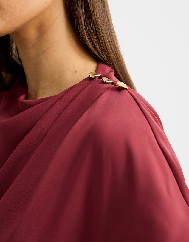 Forever New - Kylee Button Neck Dress