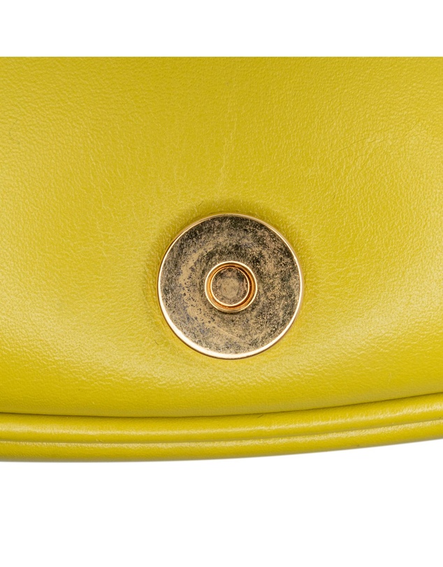 Pre-Loved by Azura Reborn - Pre-Loved dior Pre-owned Dior Caro Saddle Bag Lime