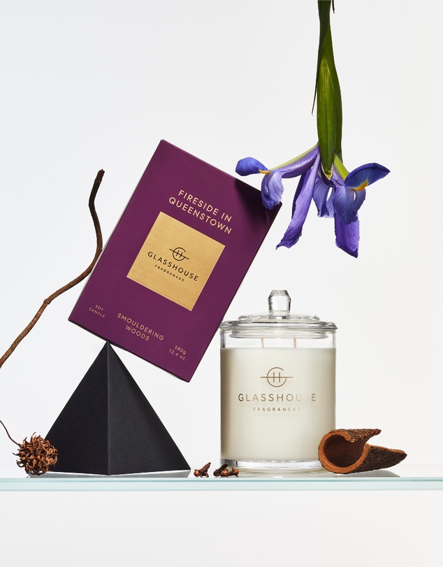 Glasshouse Fragrances - Fireside In Queenstown 380g Soy Candle