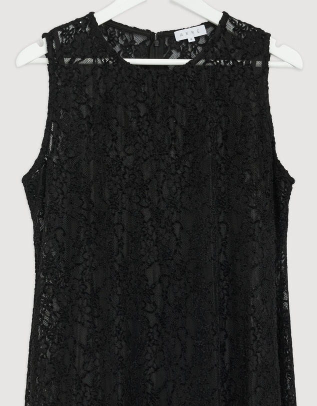 Revibe - Repaired AERE Mina Lace Midi Dress - AU 16