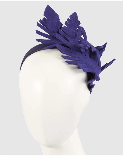 Max Alexander - Felt Leaf Fascinator