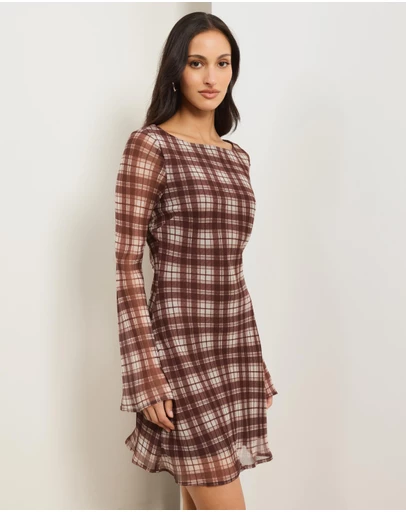 Atmos&Here - Junie Long Sleeve Mini Dress