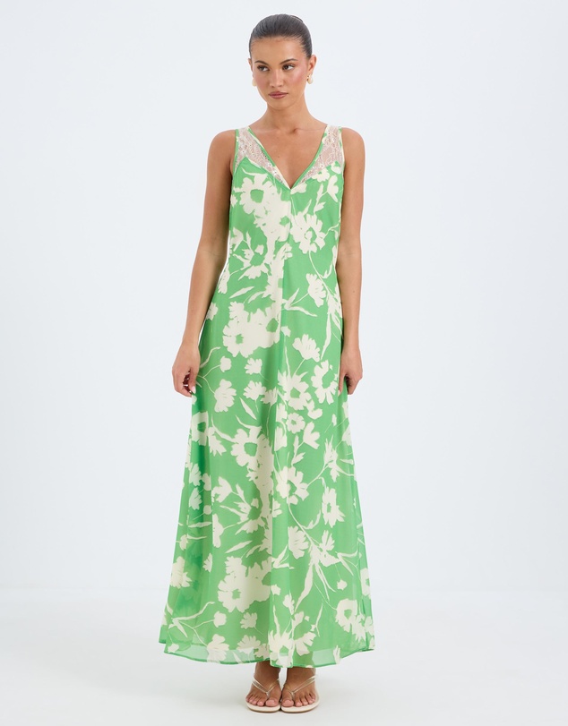 Calli - Piper Floral Print Midi Dress