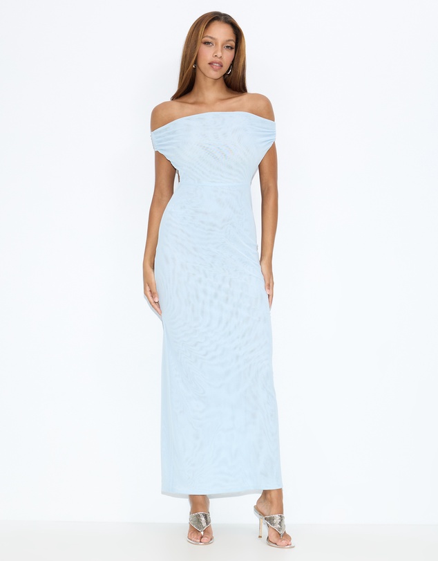 Dazie - Yacht Off-Shoulder Maxi Dress