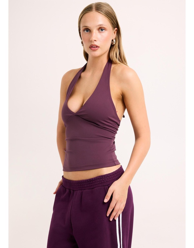 General Pants Co. Basics - Plunge Halter Top