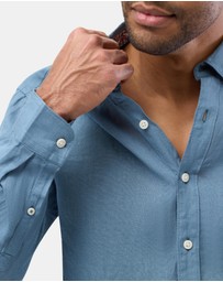 Brooksfield - Casual Linen Shirt