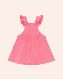 Huxbaby - Vintage Cherry Pinafore - Babies-Kids