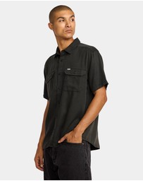 RVCA - Mens Vacancy Utility Short Sleeve Shirt