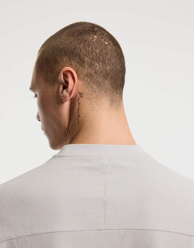 Calibre - Loose Fit Crepe T-shirt Light Grey