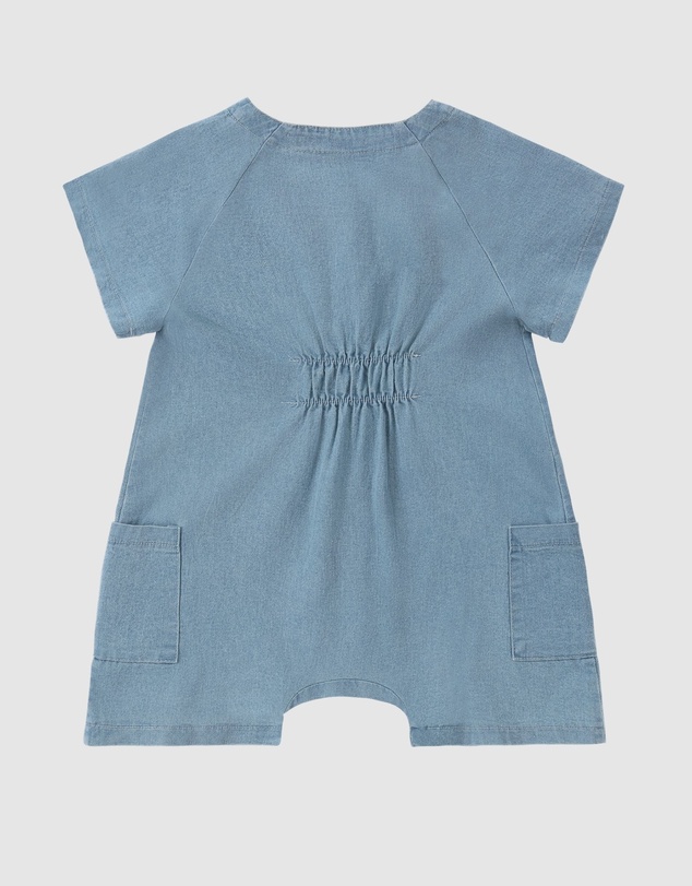 Susukoshi - Denim Mechanic Baby Suit Shorts