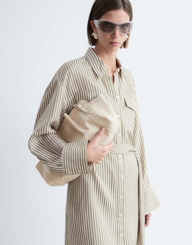 & Other Stories - Tie-Belt Mini Shirt Dress