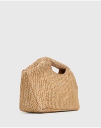 Betts - Holiday Raffia Handheld Clutch Bag