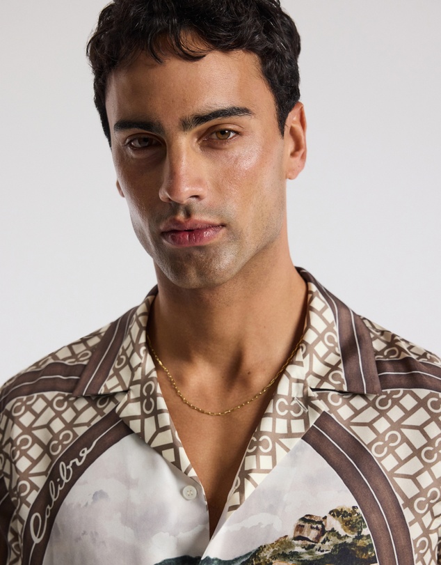 Calibre - Monte Carlo Silk Shirt Natural