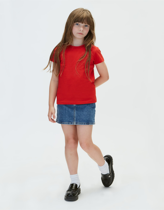 Calvin Klein Jeans - Girls Neckline Embroidered T-Shirt