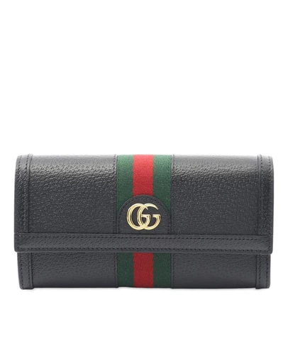Pre-Loved by Azura Reborn - Pre-Loved Leather Web Ophidia Long Wallet