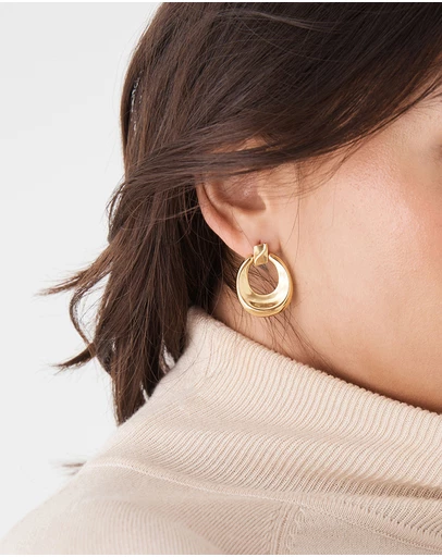 Forcast - Thalia Hoop Earrings
