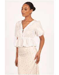 Petal & Pup - Pippi Top - Cloud White