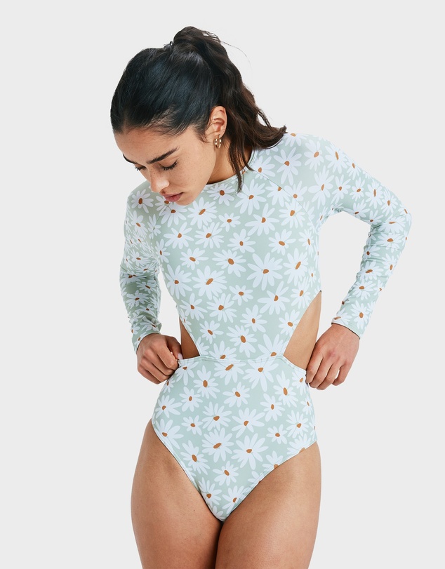 Roxy - Womens Dream Floral One Piece Rash Vest