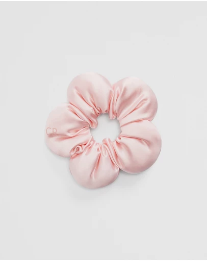 Country Road - Satin Flower Scrunchie