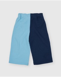 Goldie + Ace - Comfy Embroidered Wide Leg Sweatpants - ICONIC EXCLUSIVE - Babies-Kids