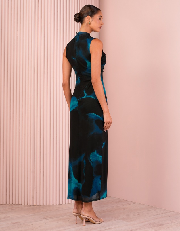 Azzurielle - Helima Wrap Front Maxi Dress