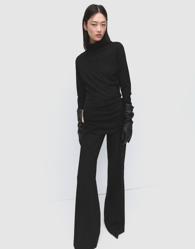 M.N.G - High Neck Sweater With Clasp