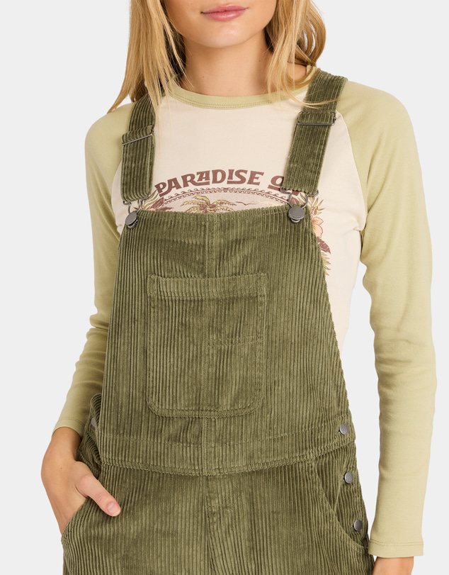 Billabong - Womens Vacay Cord Overall