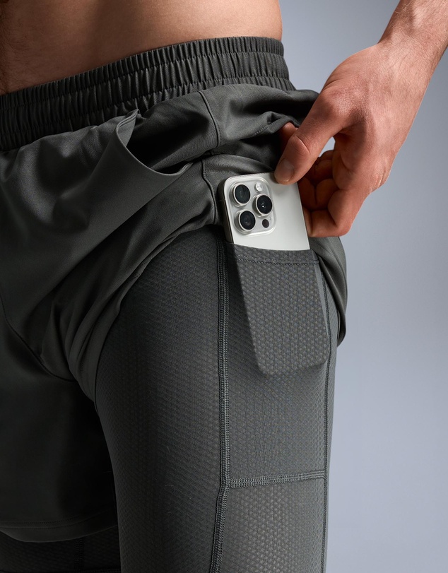 2XU - Aero Mesh 2-In-1 5 Inch Shorts