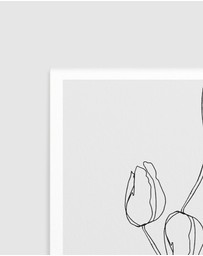 Olive et Oriel - Tulip Illustration I Art Print