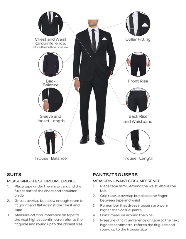 Van Heusen - Superfine Stretch Twill Suit Pant