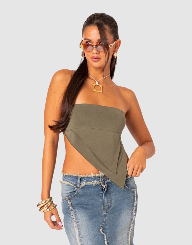 EDIKTED - Patterson layered triangle tube top