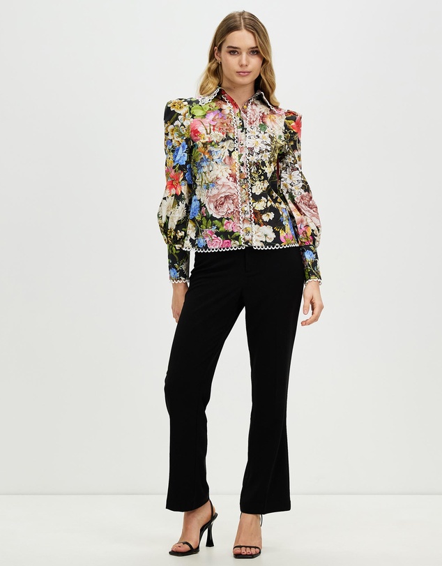 Honey and Beau - Romantic Flower Top